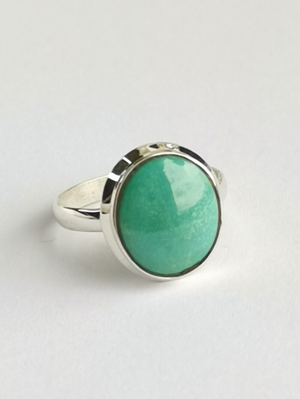 Turquoise Sterling Silver Ring Size 6 🆕